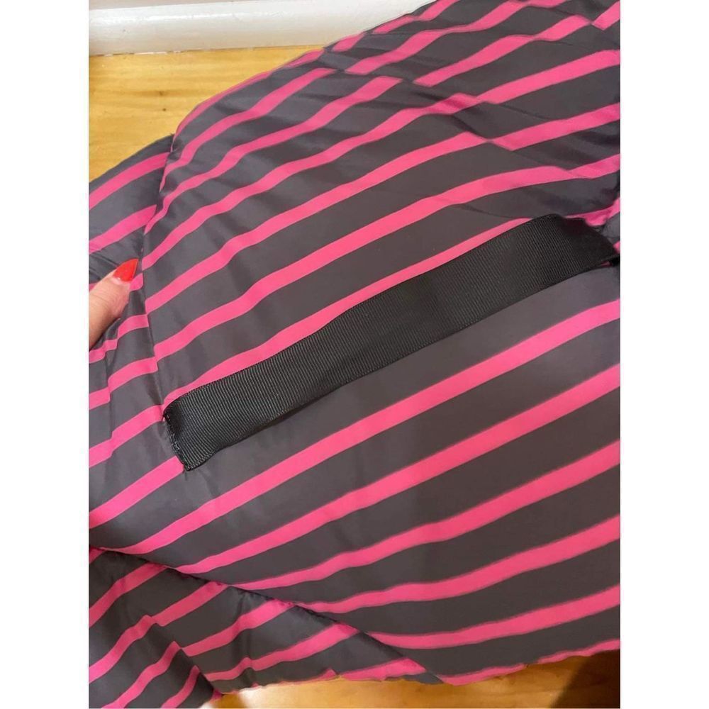 New Anthropologie Striped Puffer Scarf Size One Size - Picture 7 of 8